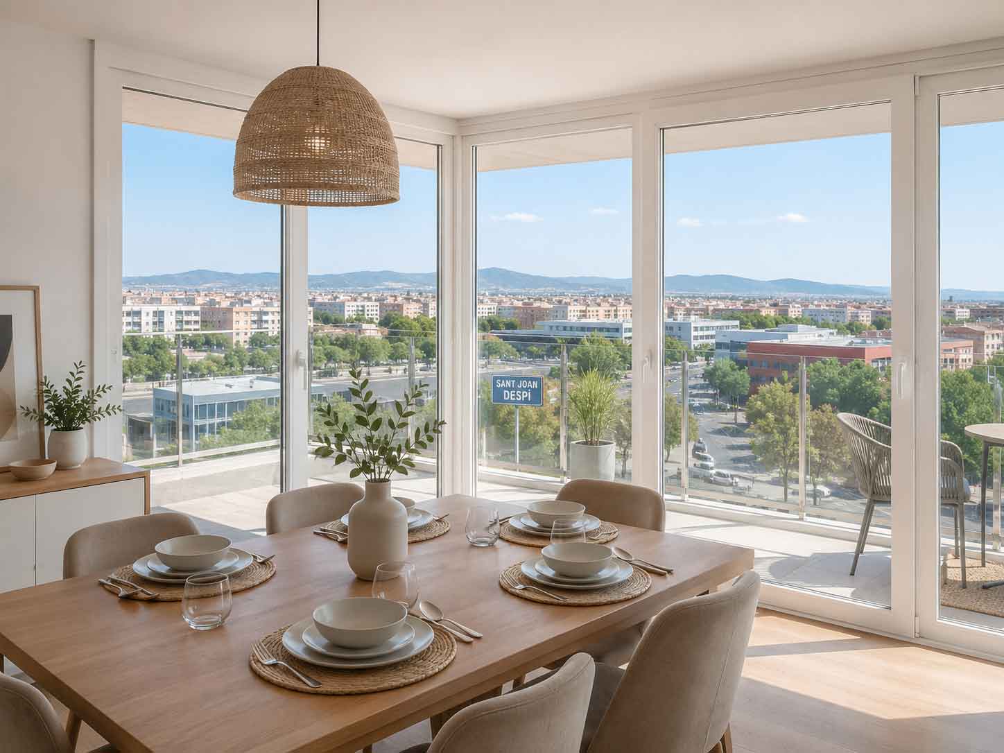 Ventanas de aluminio con aislamiento acústico y térmico en Sant Joan Despí