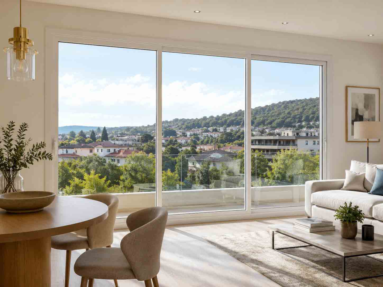 Ventanas de aluminio con aislamiento acústico y térmico enSant Just Desvern